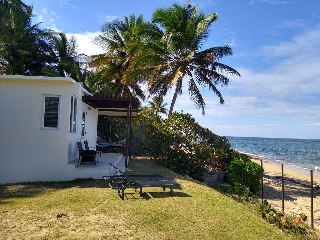 Ocean-view path on the estate